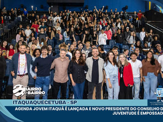 Agenda Jovem Itaquá é lançada e novo presidente do Conselho da Juventude é empossado