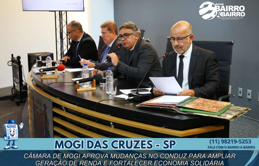 Câmara de Mogi aprova mudanças no Conduz para ampliar geração de renda e fortalecer economia solidária