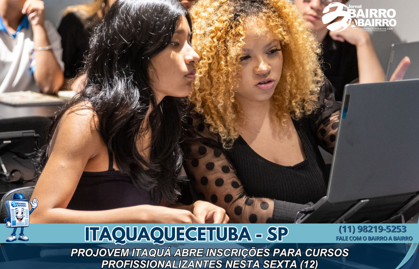 ProJovem Itaquá abre inscrições para mais de 300 vagas em cursos profissionalizantes