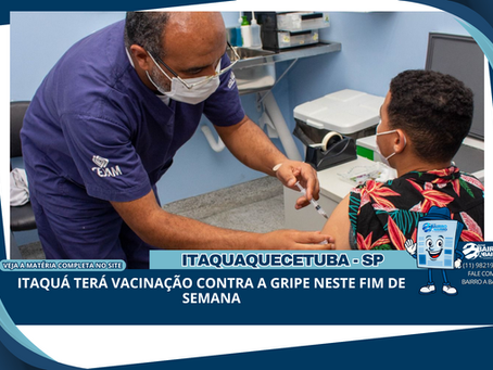 Itaquá terá vacinação contra a gripe neste fim de semana