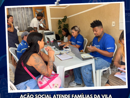 Ação Social atende famílias da Vila Romana nesta quinta (24)
