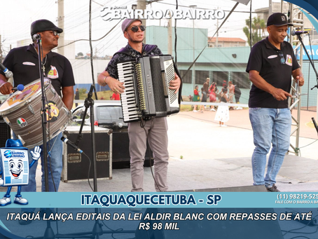 Itaquá lança editais da Lei Aldir Blanc com repasses de até R$ 98 mil