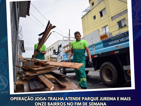 Operação Joga-Tralha atende Parque Jurema e mais onze bairros no fim de semana