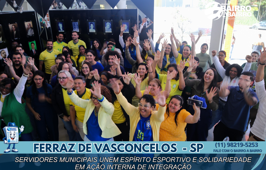 Servidores municipais unem espírito esportivo e solidariedade em ação interna de integração