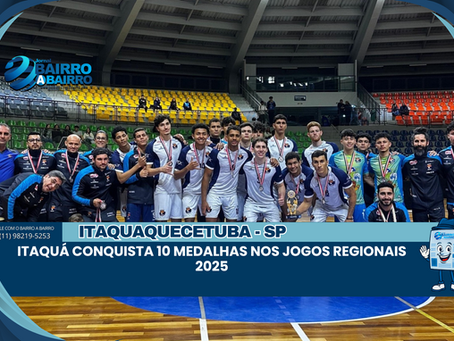 Itaquá conquista 10 medalhas nos Jogos Regionais 2025