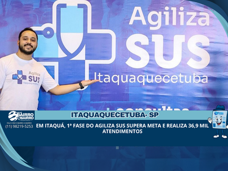Em Itaquá, 1ª fase do Agiliza SUS supera meta e realiza 36,9 mil atendimentos