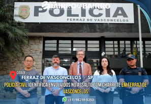 Polícia Civil identifica envolvidos em assalto com charrete em Ferraz de Vasconcelos