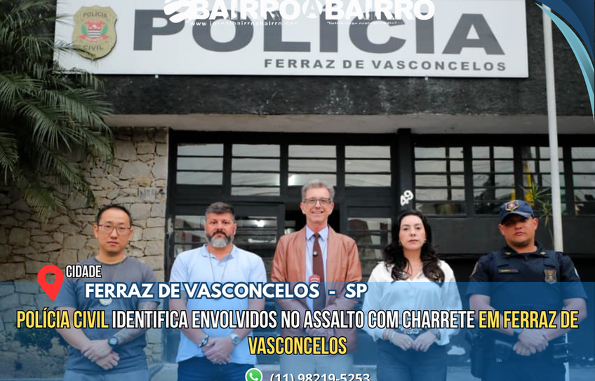 Polícia Civil identifica envolvidos em assalto com charrete em Ferraz de Vasconcelos
