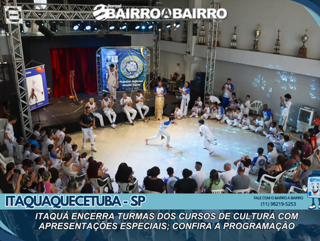 Itaquá encerra turmas dos cursos de Cultura com apresentações especiais; confira a programação