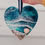 Thumbnail: A video of a beautiful blue ocean resin heart