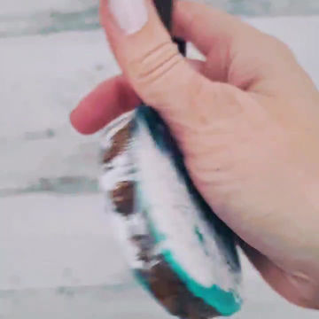 Thumbnail: A video of of ocean resin baubles.