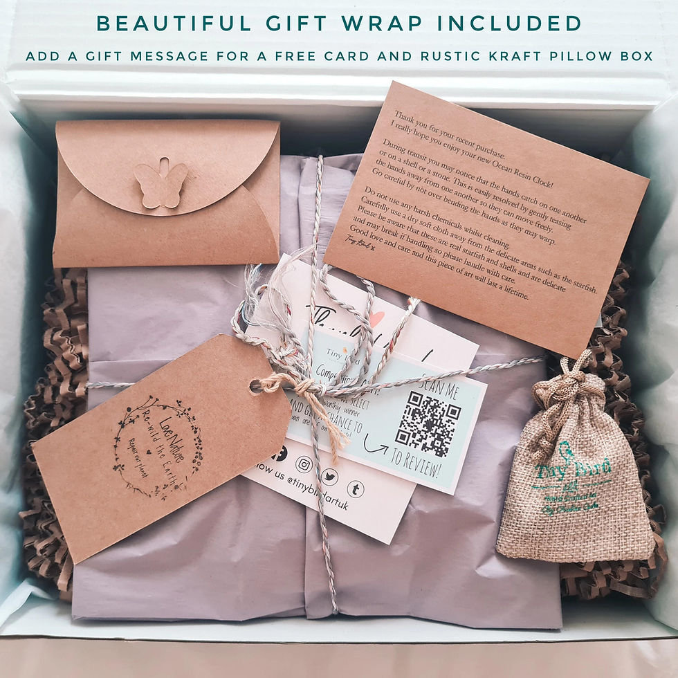 Thumbnail: Resin Ocean Clock, Epoxy Resin Clock, Beach Clock, Silent Clock, Unique Clock