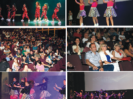 Выступления кружка Хип-хоп.