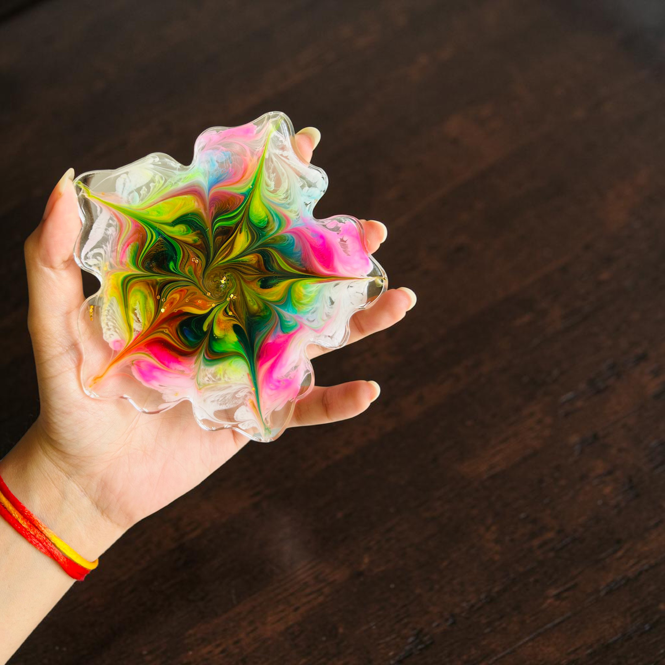 Handmade resin coaster ☕