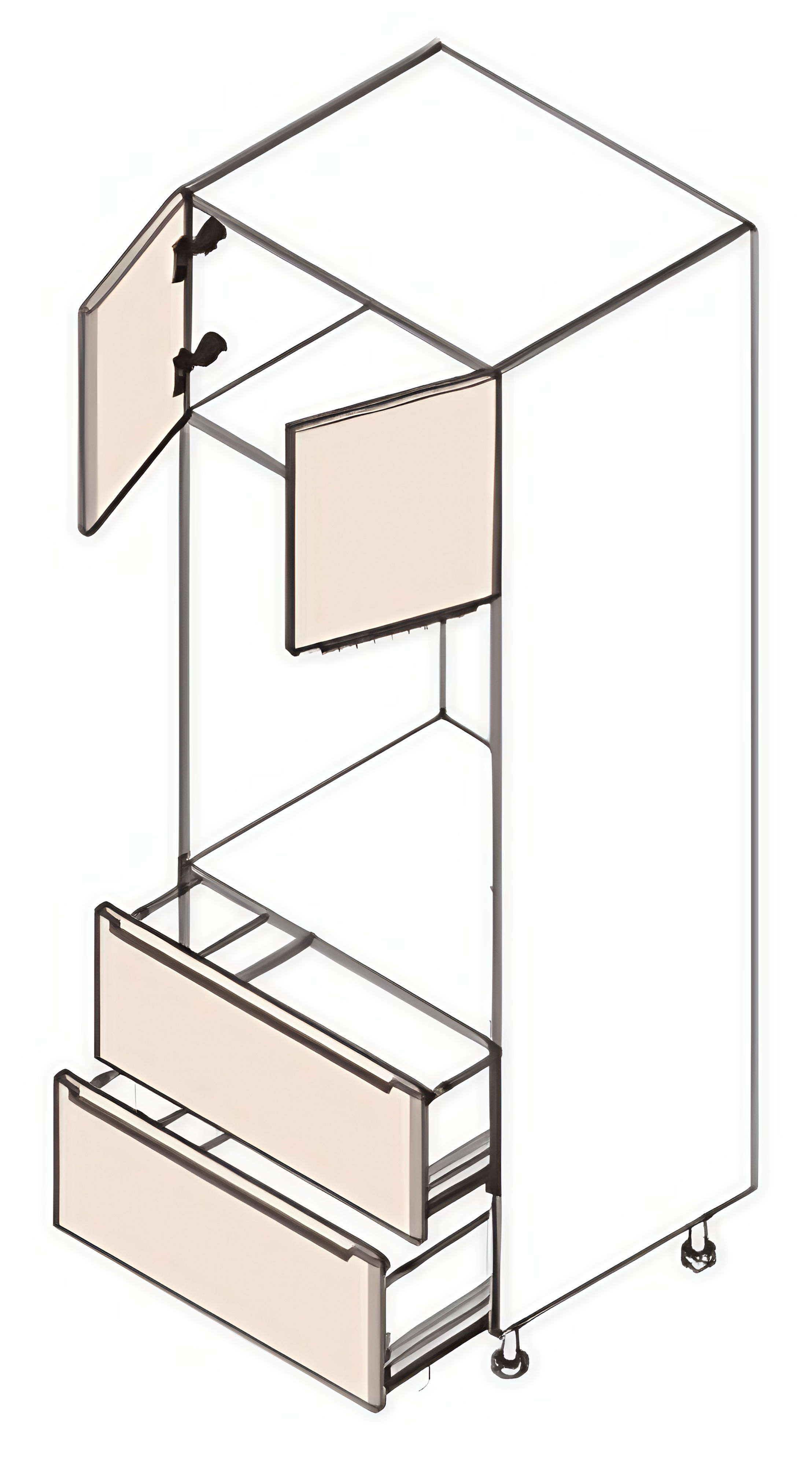 Microwave Oven Cabinet Box