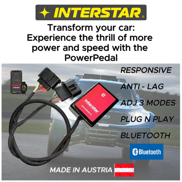 Thumbnail: Interstar PowerPedal: more power & speed. Responsive, anti-lag, 3 modes.