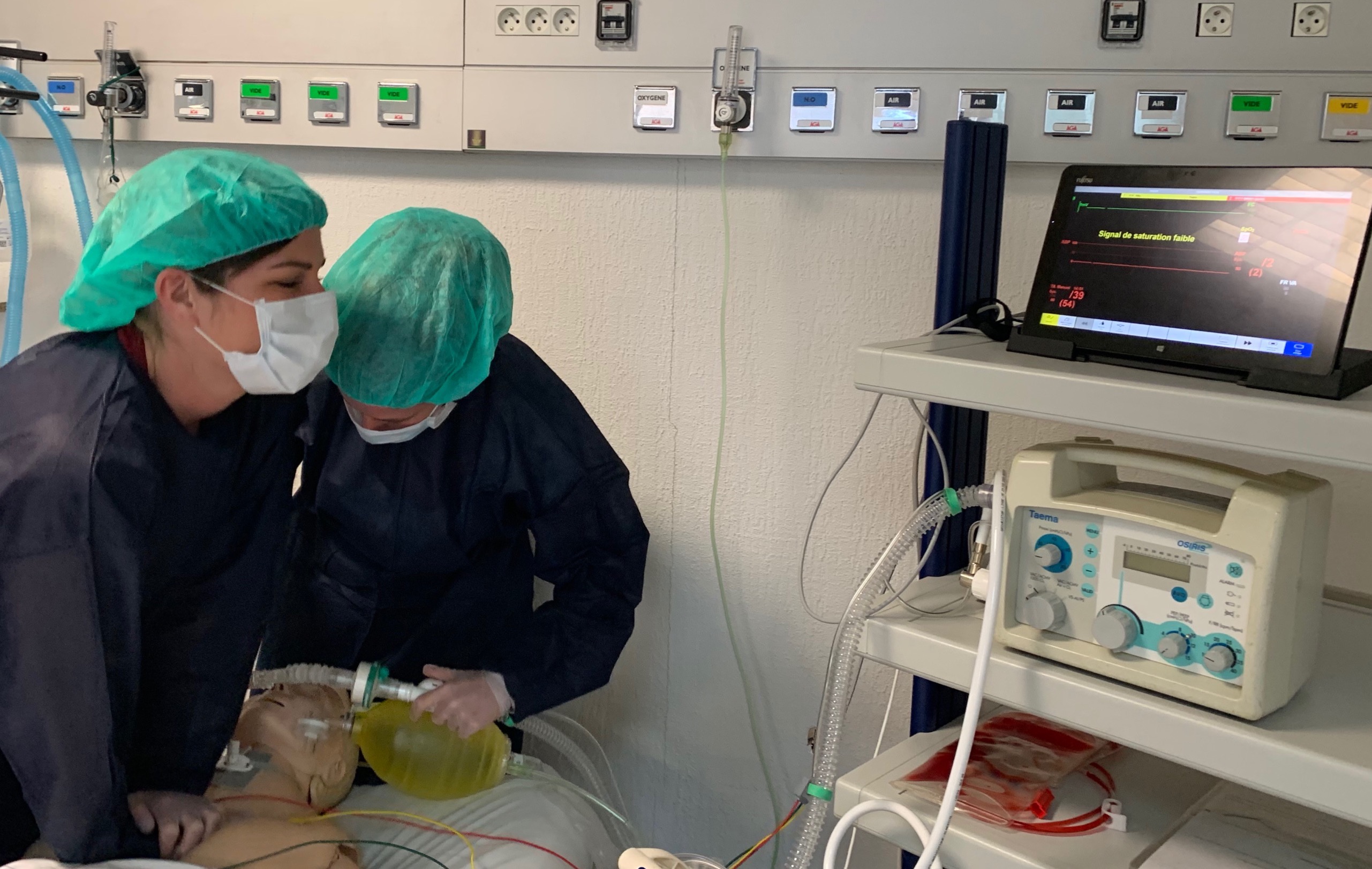Patient trachéotomisé