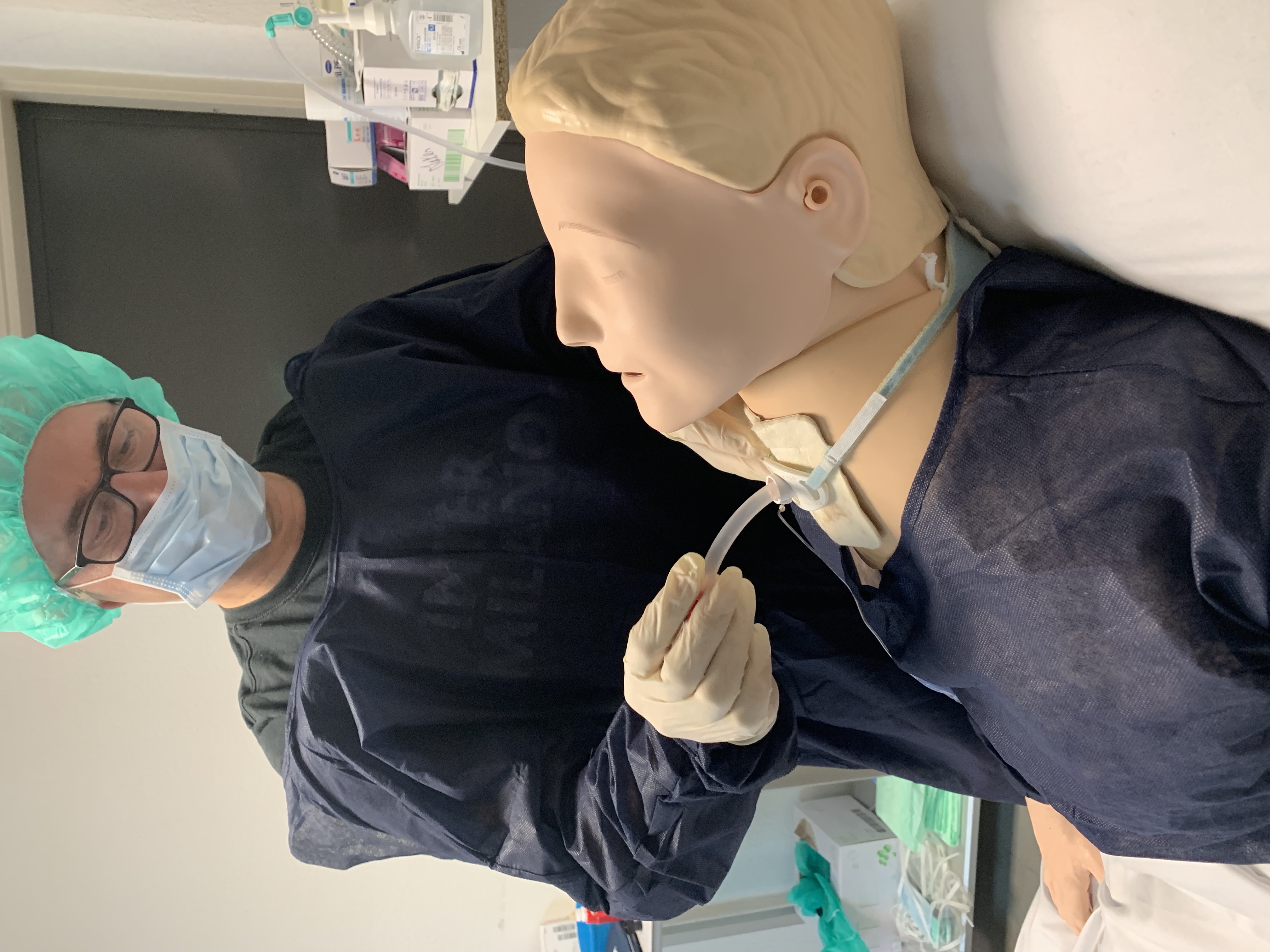 Patient trachéotomisé