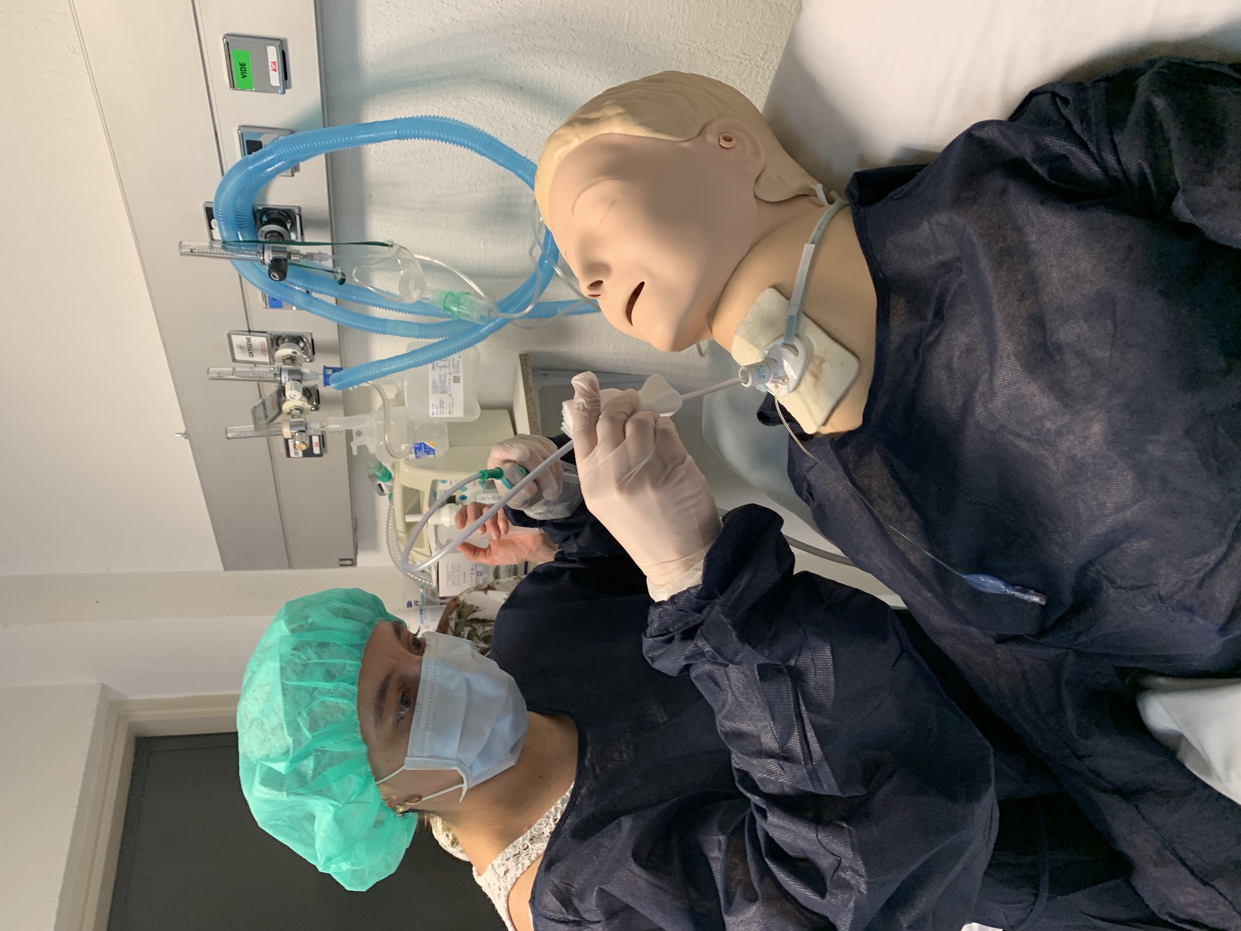 Patient trachéotomisé