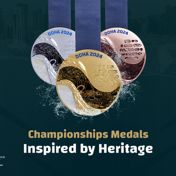 الكشف عن الميداليات المُخصصة لبطولة العالم للألعاب المائية – الدوحة 2024 التي تُجسد التراث البحري لقطر