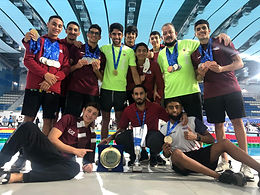 المنتخب القطري للسباحة يحقق المركز الأول لفئة 16-18 سنة في ختام البطولة العربية