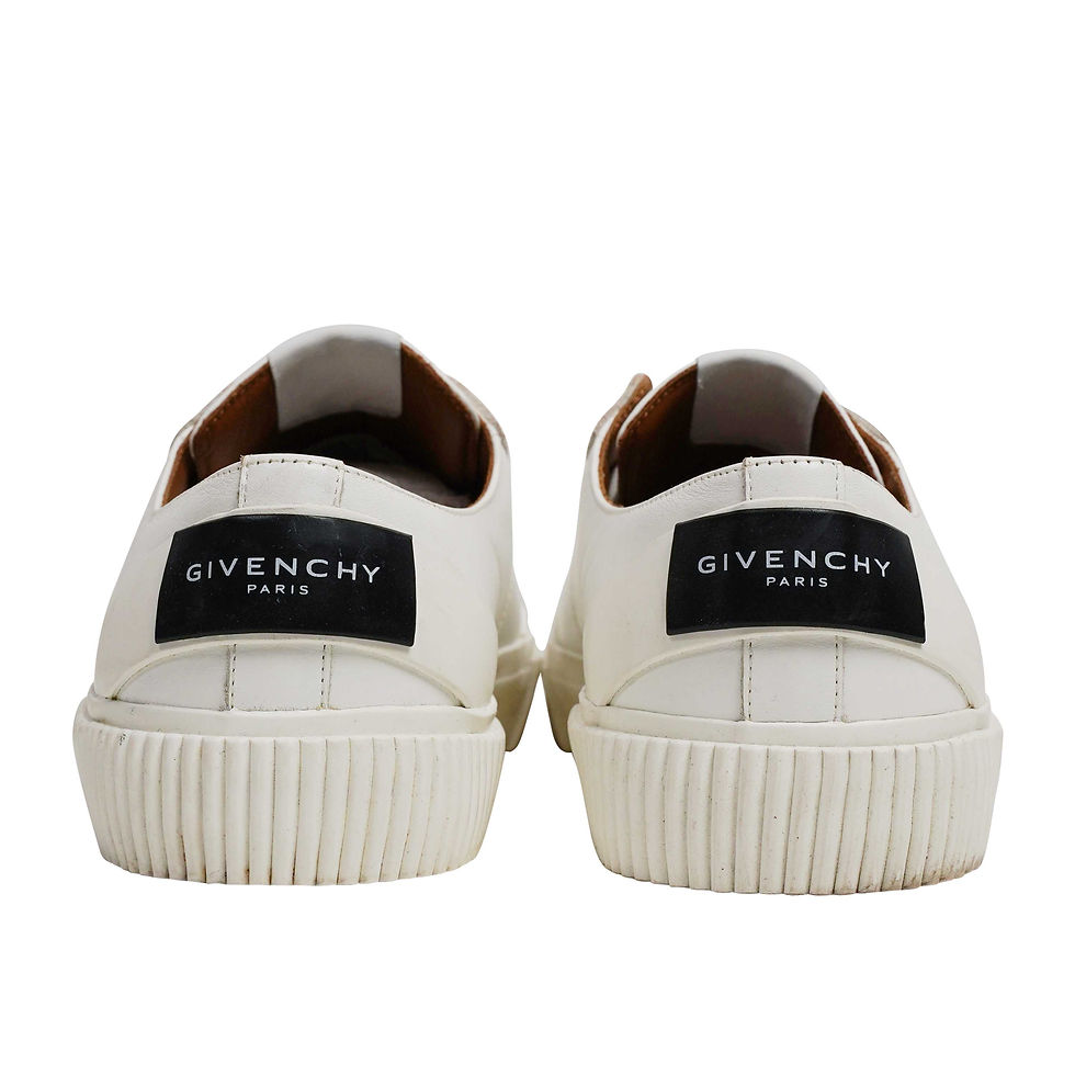 Thumbnail: Givenchy Leather Sneakers White Back