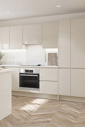 modern cooking area