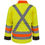 Thumbnail: Hi-Vis Rain Jacket for Roadwork Flaggers (back)