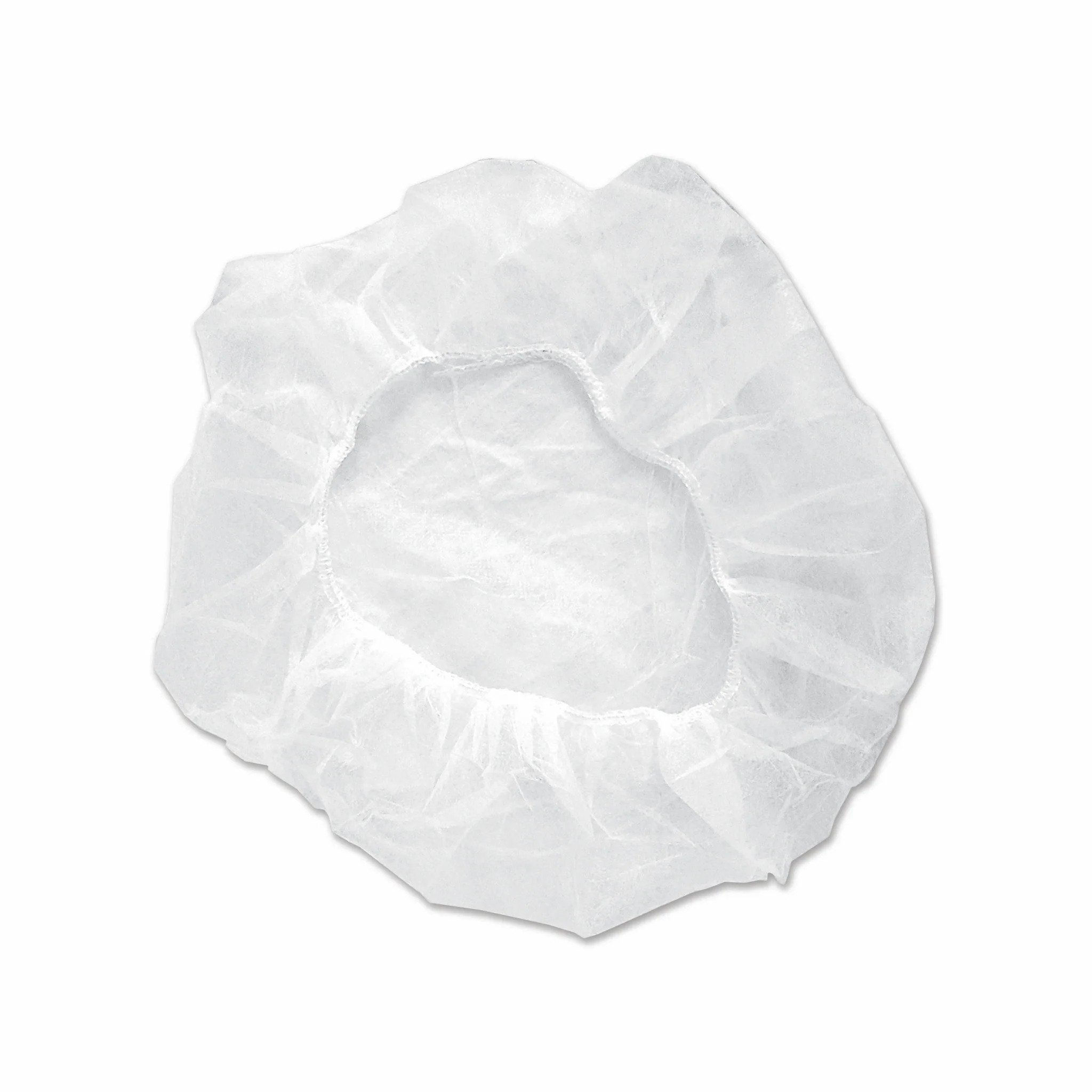 SoftCover® Bouffant Flat Hair Covers 21″ (white)
