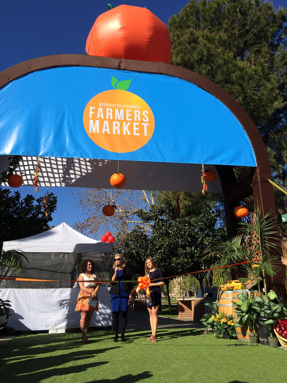 Farmer's Market Ribbon Ceremony