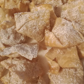 Peach Pie Wontons