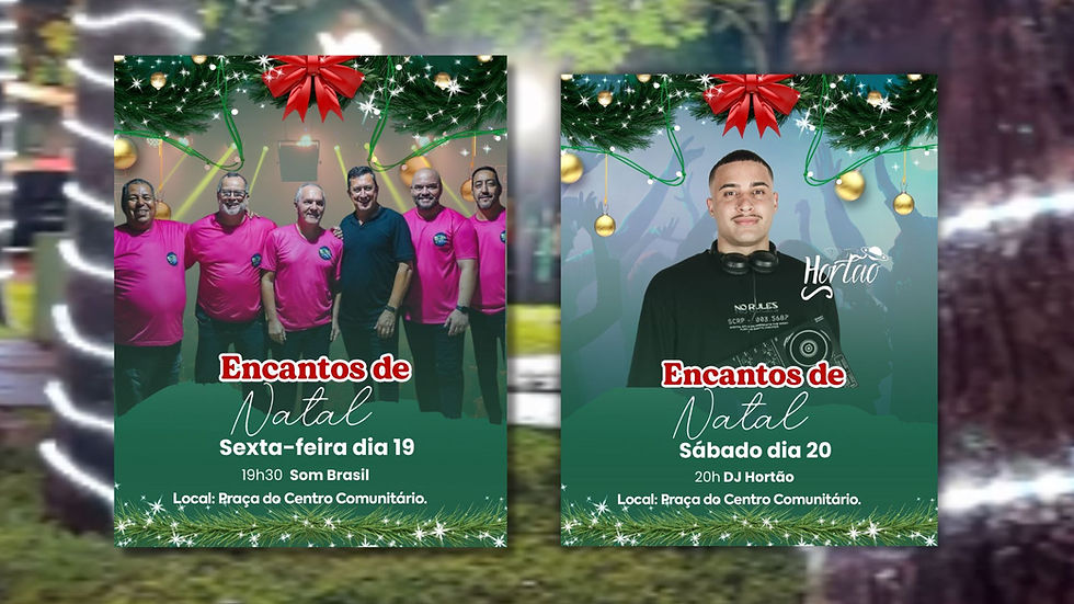 Confira a programação de Natal para este final de semana em Motuca