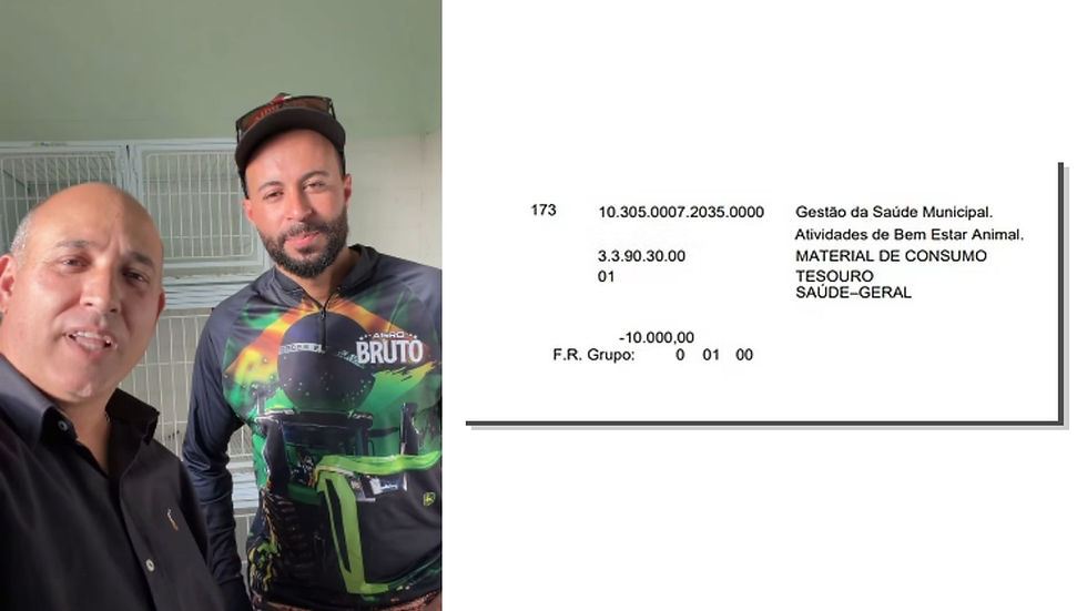 Corte de R$ 10 mil no bem-estar animal gera questionamentos sobre compromissos assumidos por Fábio e Thiago