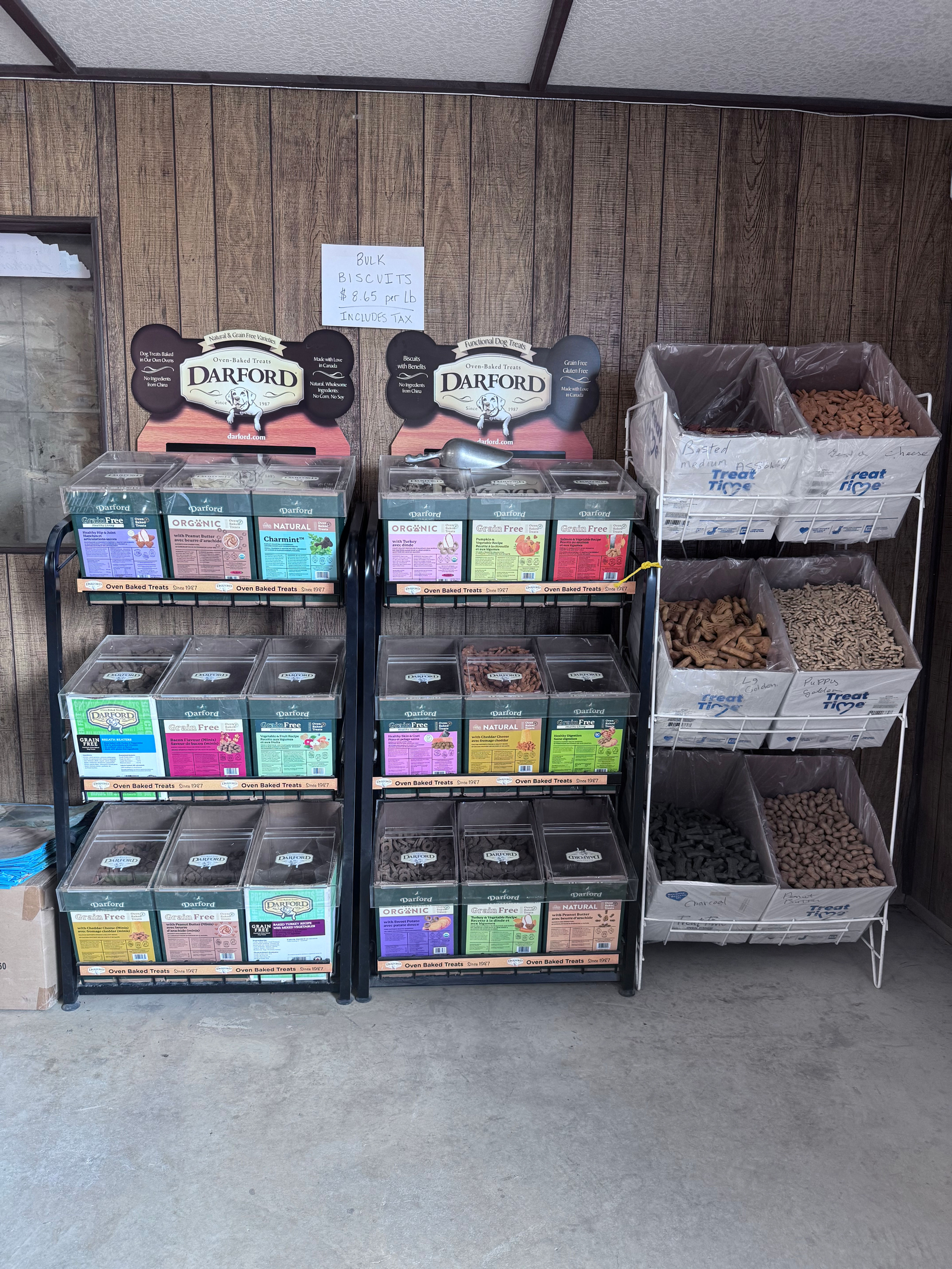 Dog Biscuits Assorted Bulk 1/4 LB