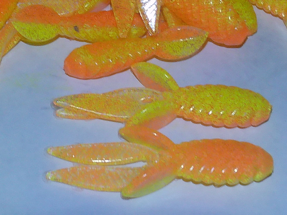 orange/yellow creature baits