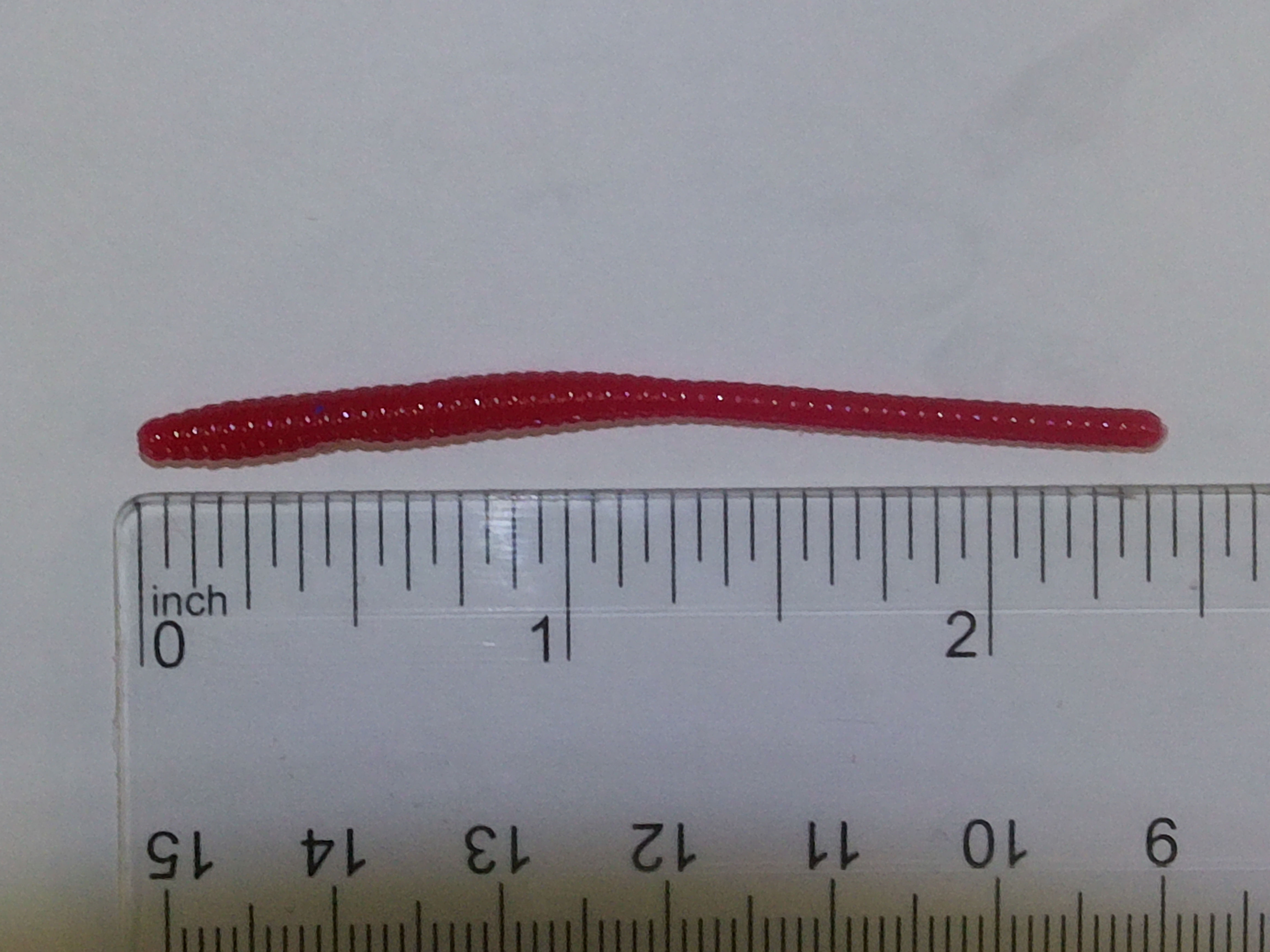 Red Crappie trout worm fishing lure bait