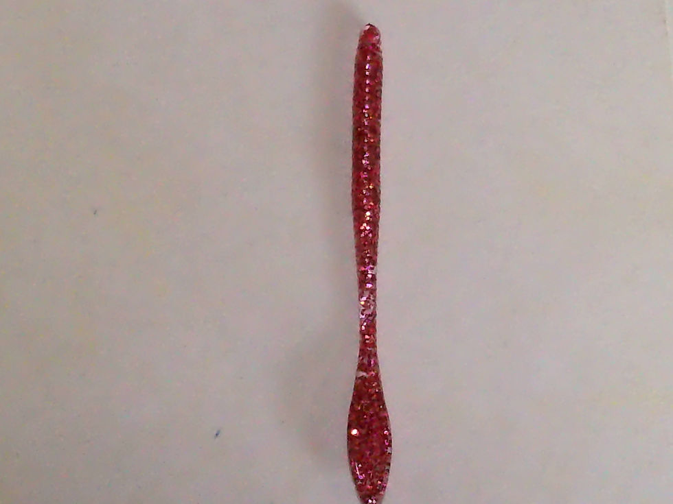 Thumbnail: 100 Lot MICRO TORPEDO CRAPPIE/TROUT WORM 2.5" Soft Plastic Fishing Lure Baits 