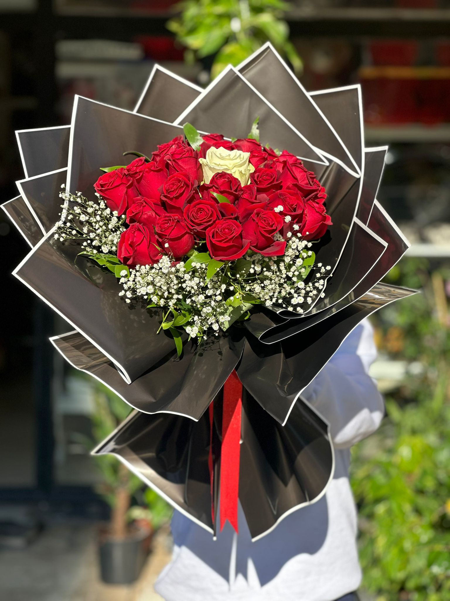 25 adet kırmızı Gül Buketi