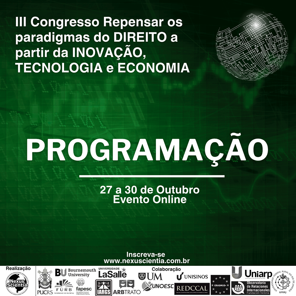 III Congresso Nexus Scientia 2025 reúne pesquisadores para debater inovação, tecnologia e economia no Direito