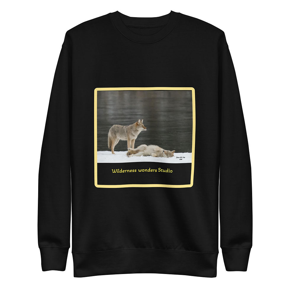 Thumbnail: #004 Coyote cubs Unisex Premium Sweatshirt
