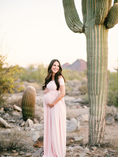 Catherine's Arizona Desert Maternity Session