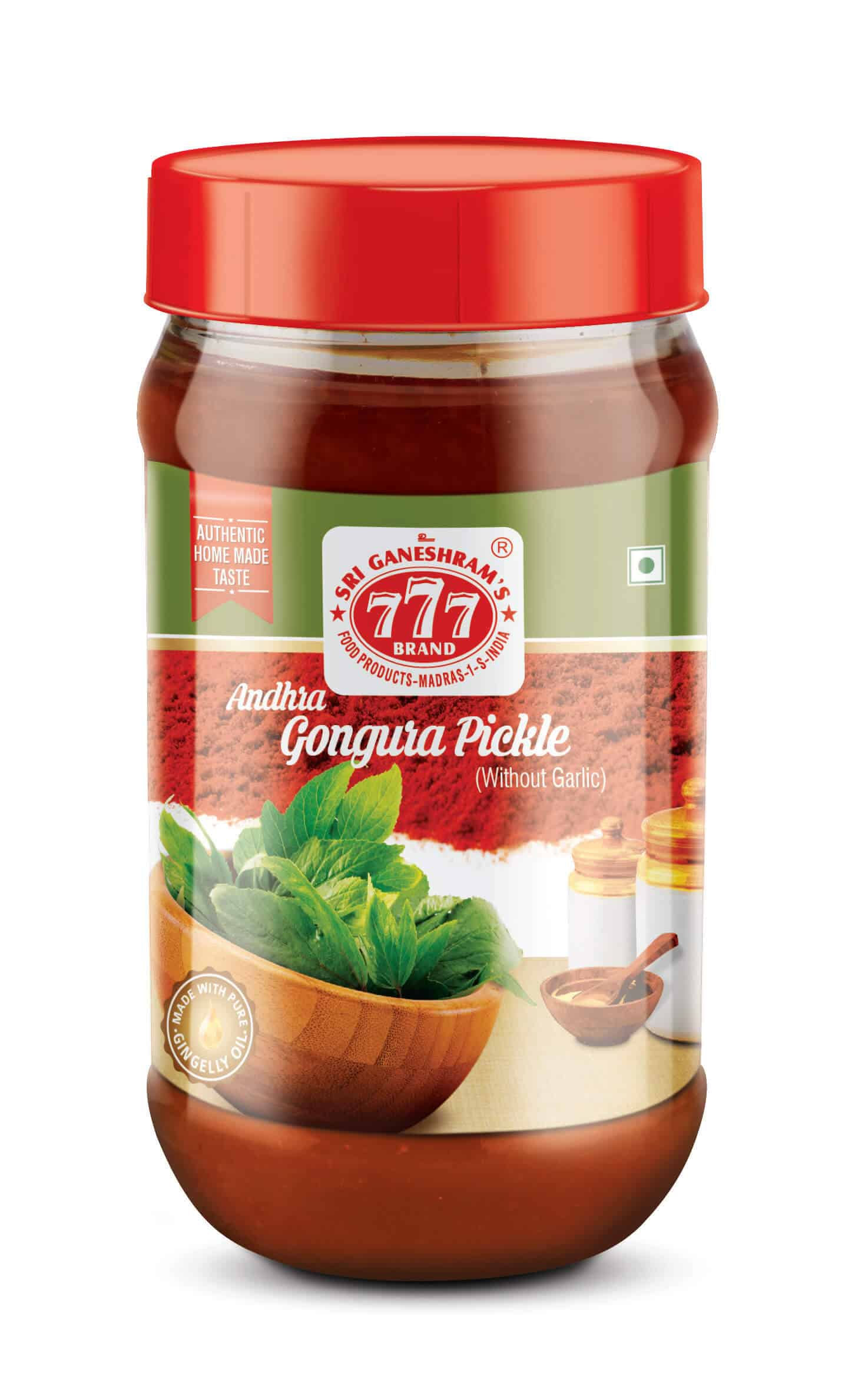 777 GONGURA LEAF THOKKU PICKLE 300 GM