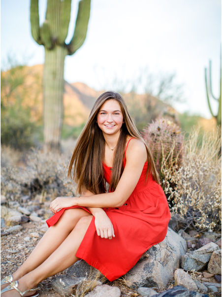 Scottsdale Portrait Photographer - High school Senior Photos in the Desert