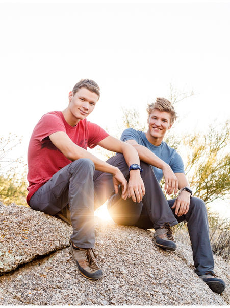 View from the Top: Senior Portrait Session in Scottsdale, AZ with Twin Rock Climbers