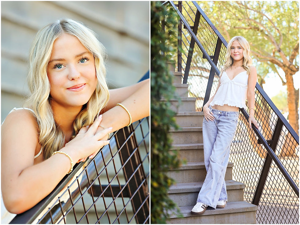 Beautiful senior portraits in Scottsdale with Arizona photographer Jennifer Bowen