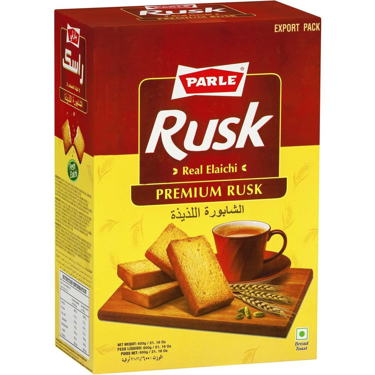 PARLE ELACHI RUSK 600GM