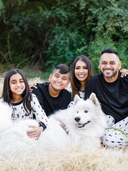 Fields of Green (& Gold) - Family photos for the Shah's in Phoenix, Arizona