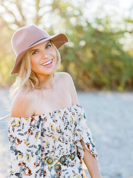 Desert Boho High School Senior Portraits in Phoenix AZ