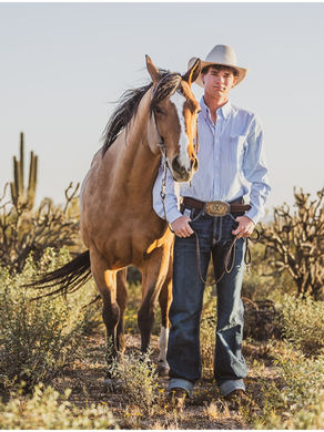 Cave Creek Cowboy Senior Photos with Horse | Authentic Grad Photos in the Arizona Desert