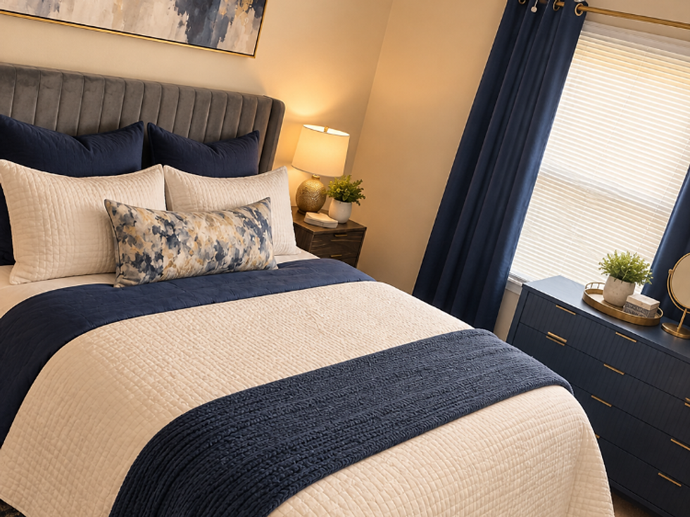 Comfortable and available bedroom at the group home